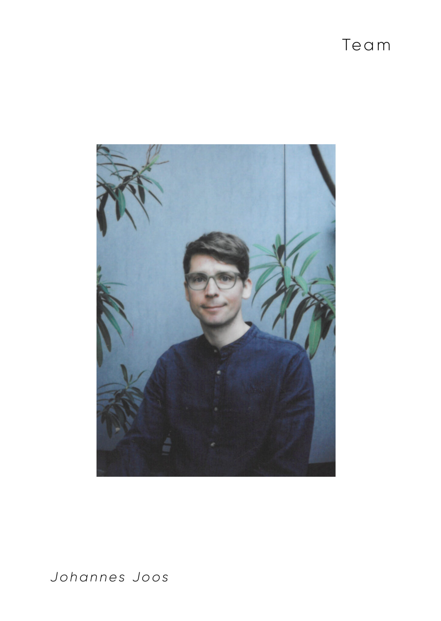 Team Partner Johannes Joos